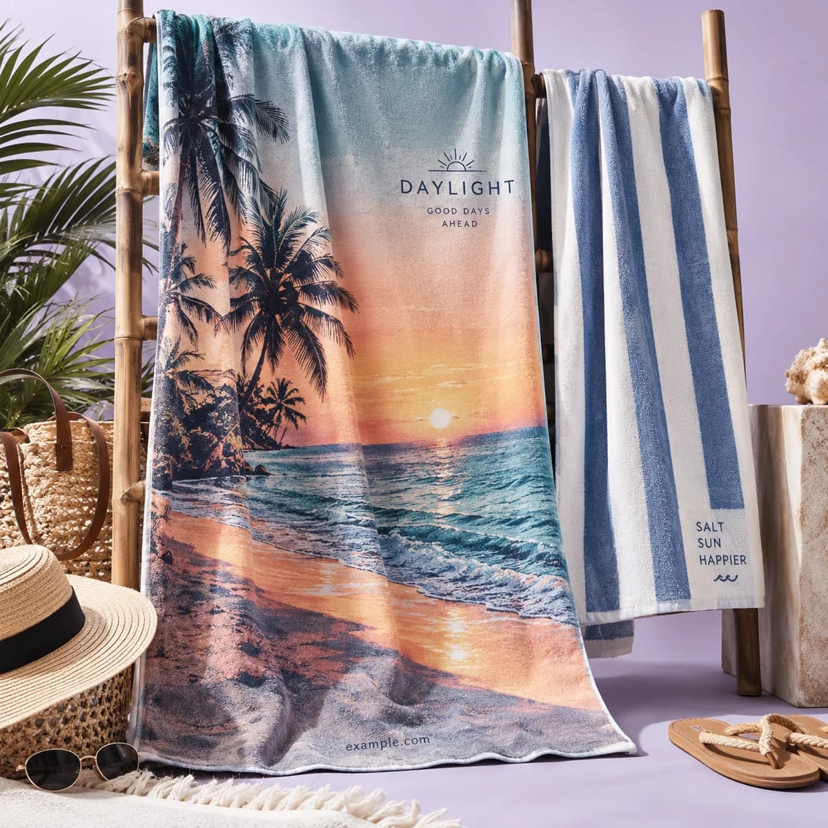 Beach towels: Voqado product styling