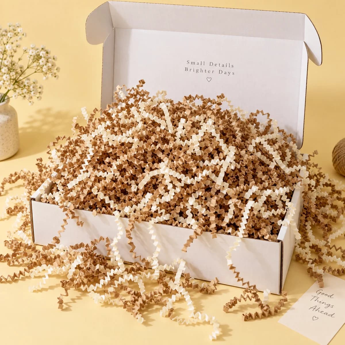 Crinkle paper from the Voqado catalog, shown as a design concept.