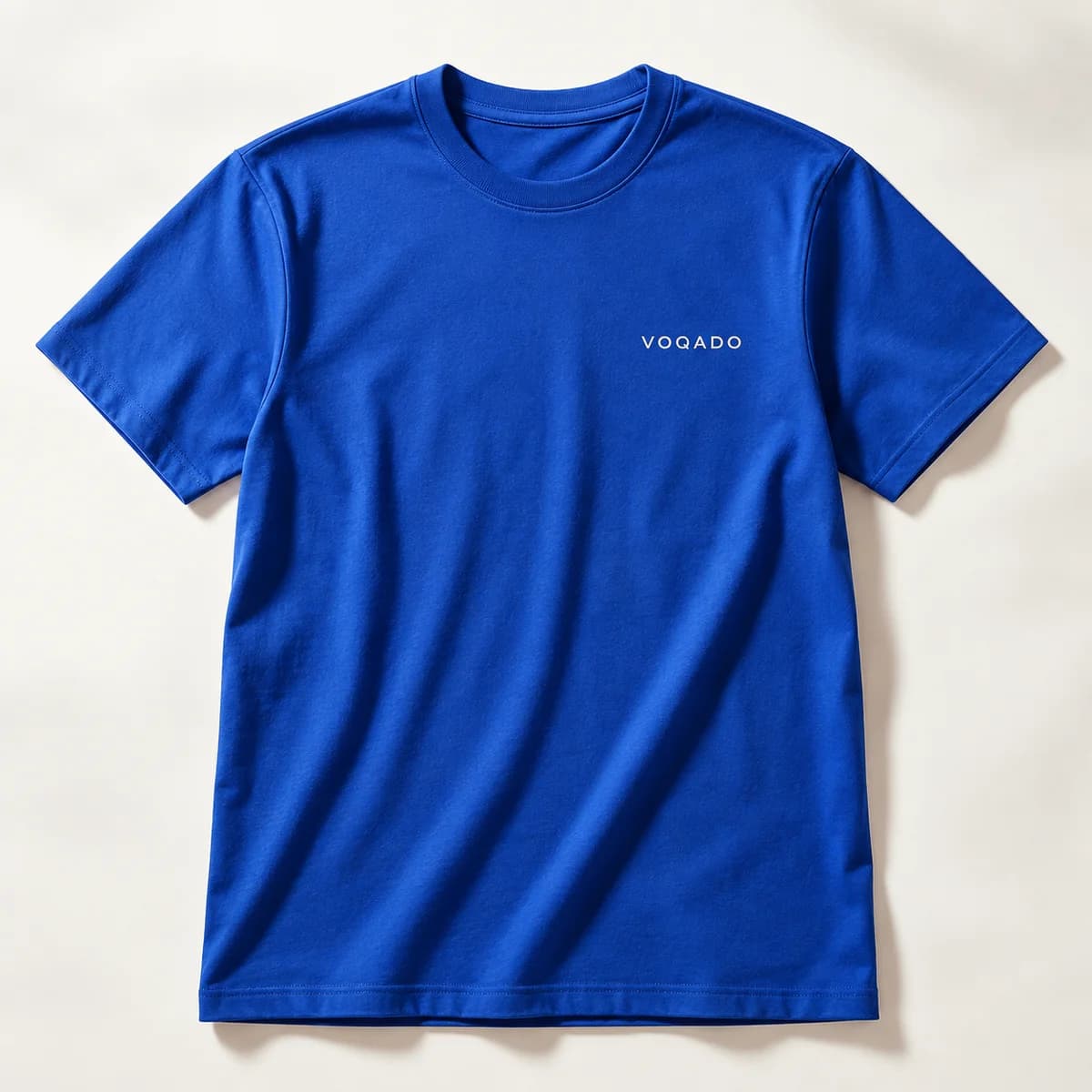 Custom T-shirts from the Voqado catalog, shown as a design concept.