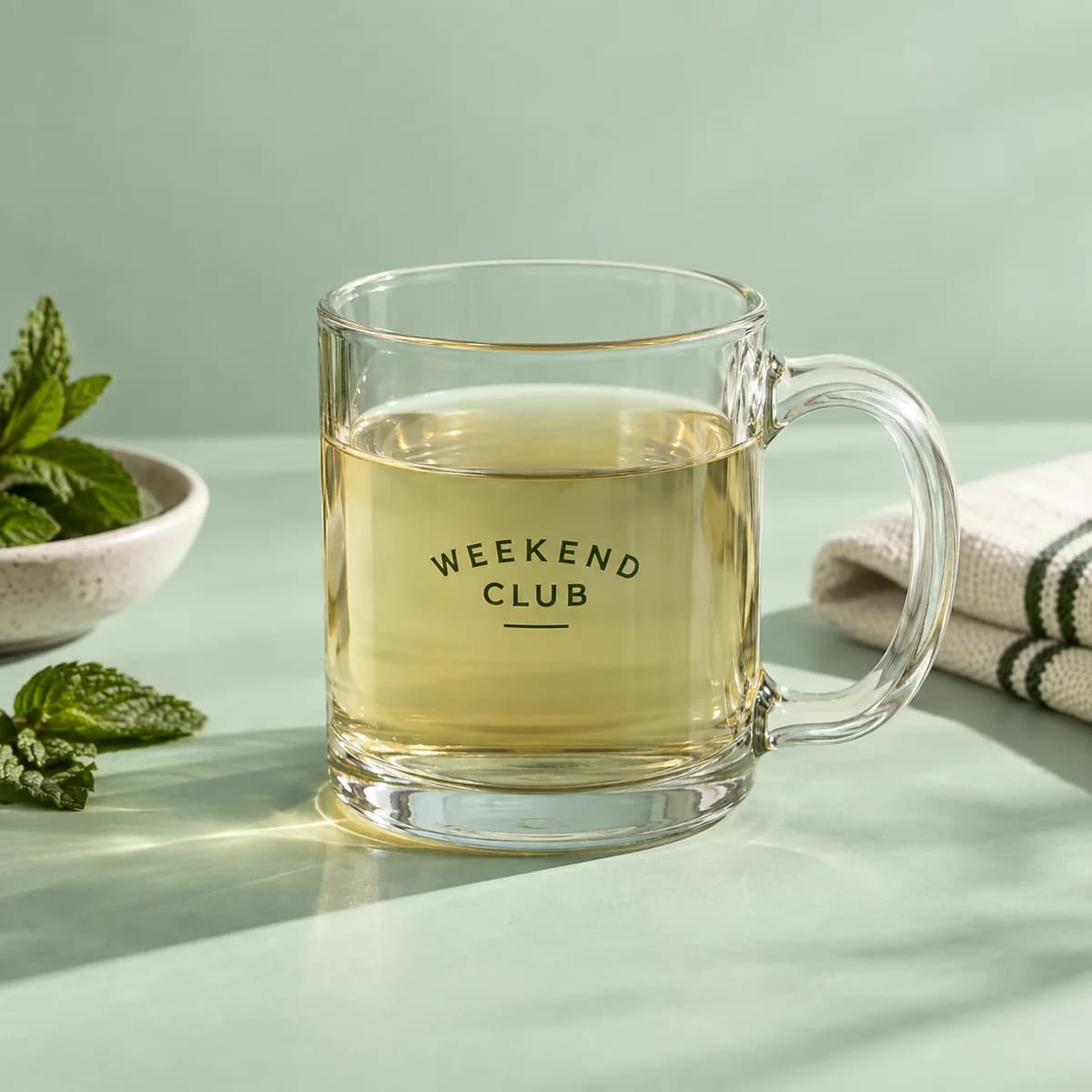 Custom glassware: Voqado product styling