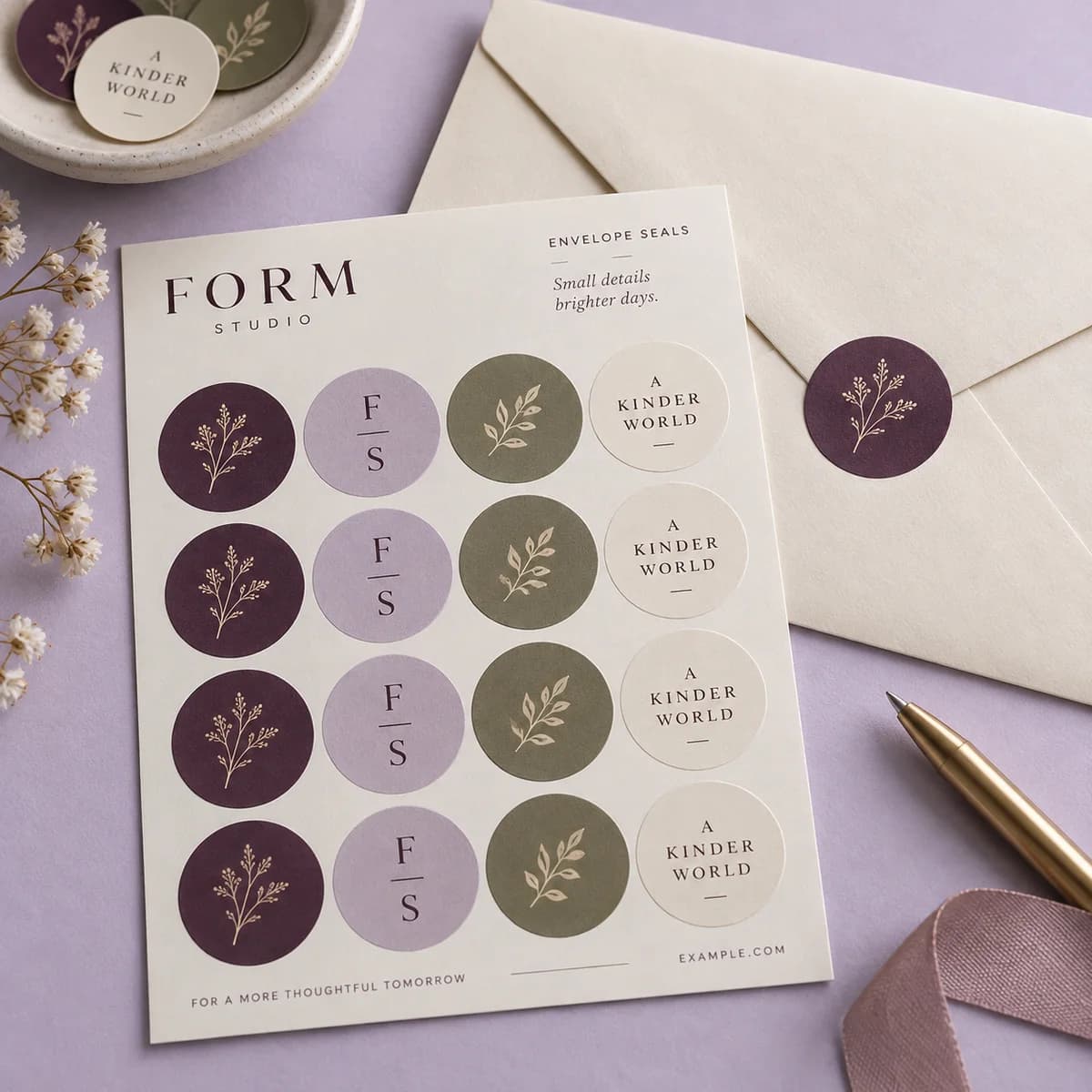 Envelope seals: Voqado product styling