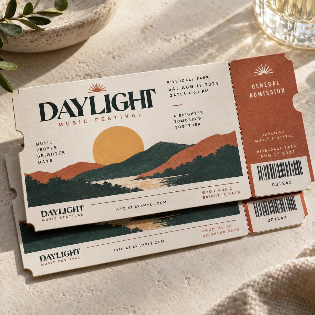 Event tickets: Voqado product styling