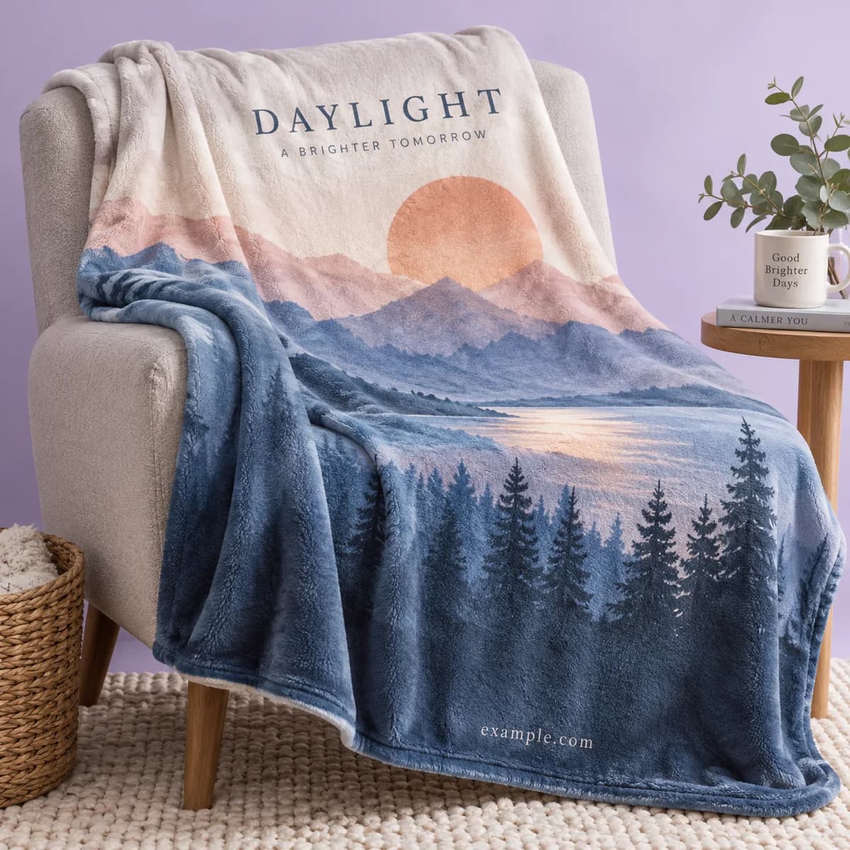 Fleece blankets: Voqado product styling