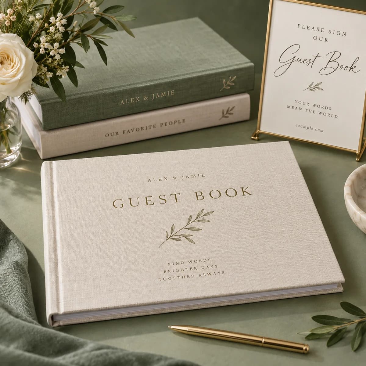 Guest books: Voqado product styling