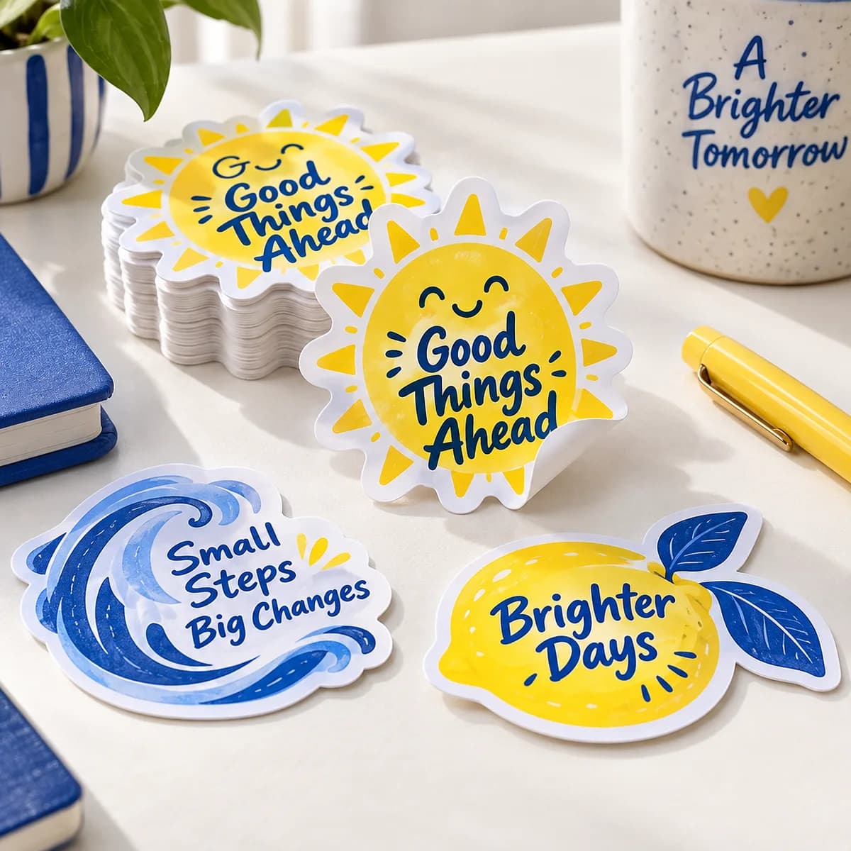 Kiss-cut stickers: Voqado product styling