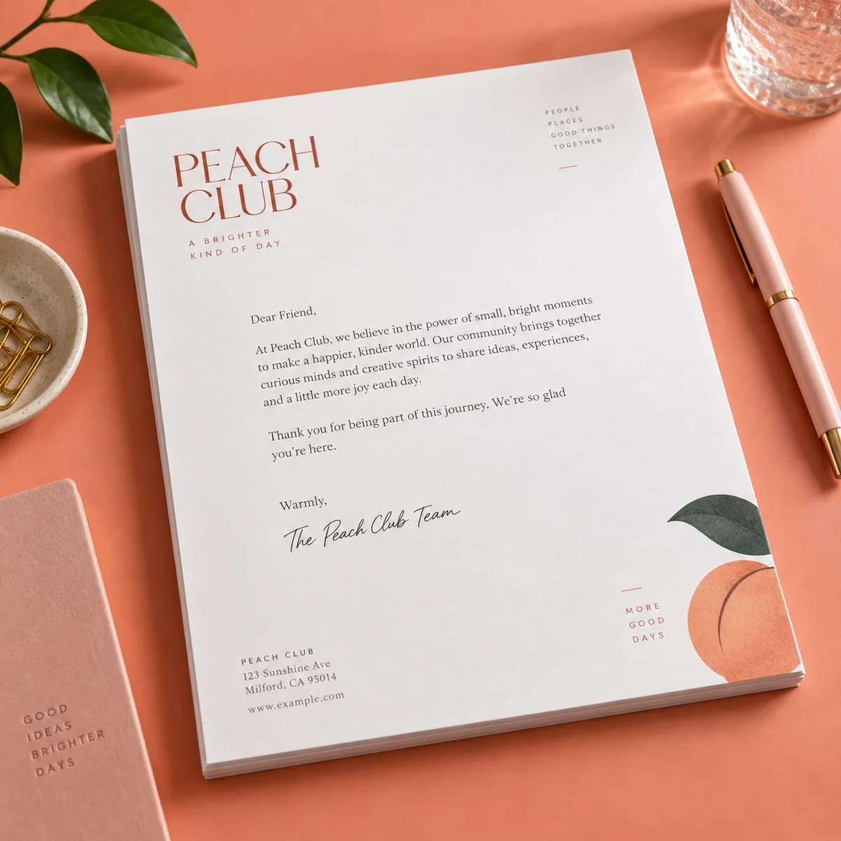 Letterhead: Voqado product styling