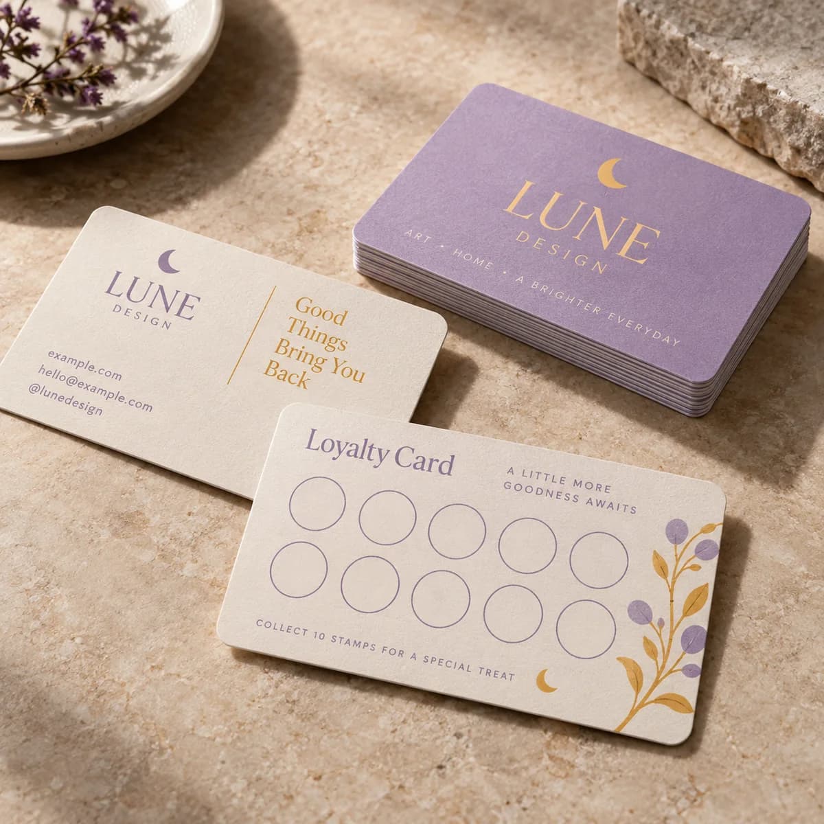 Loyalty cards: Voqado product styling