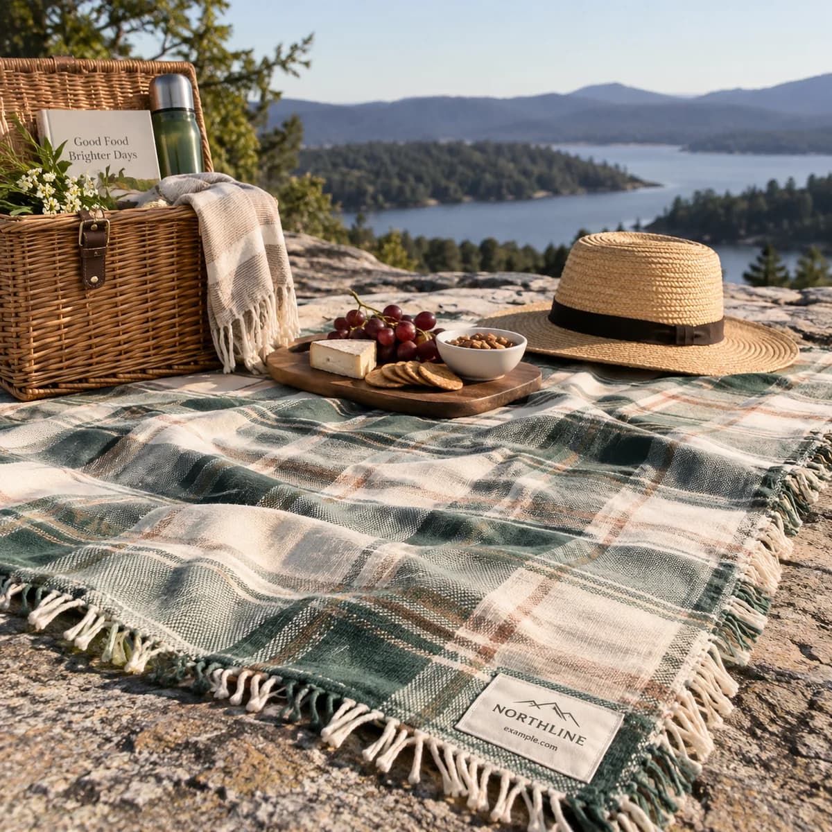Picnic blankets: Voqado product styling