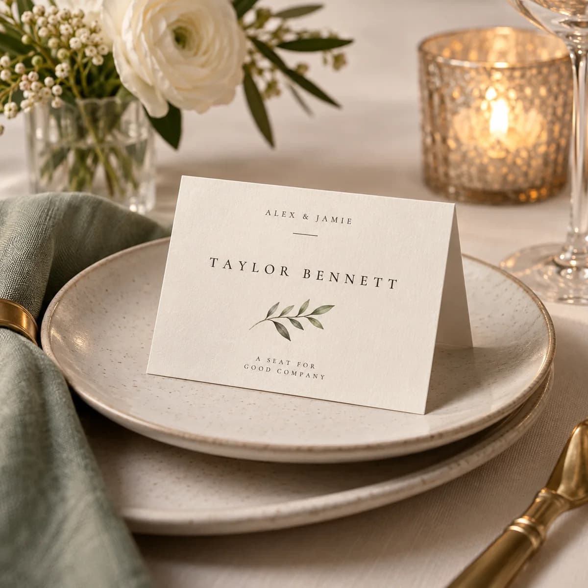Place cards: Voqado product styling