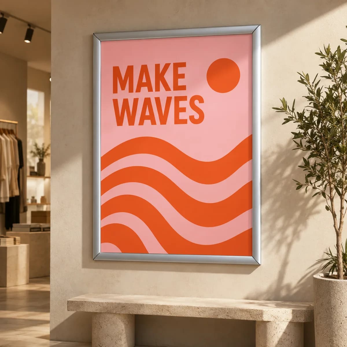 Poster snap frames: Voqado product styling