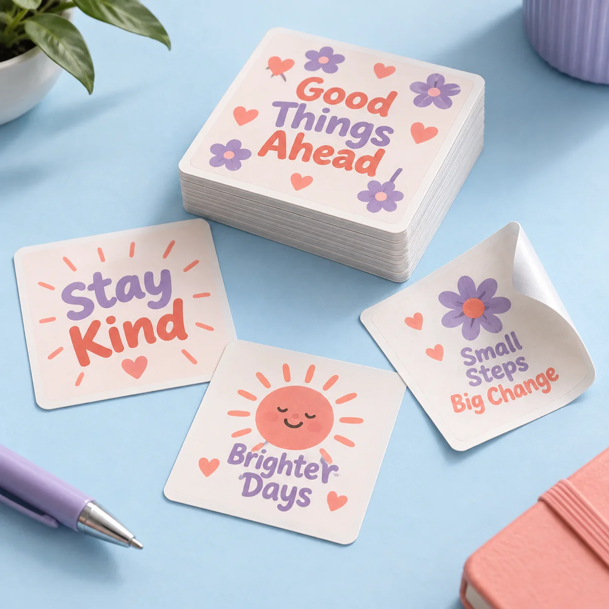 Square stickers: Voqado product styling
