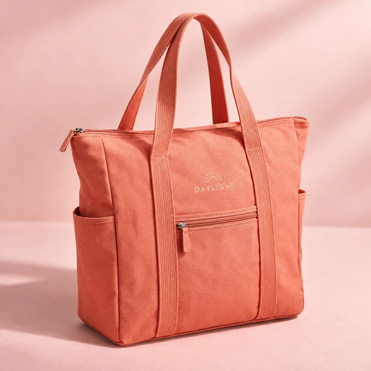 Tote bags from the Voqado catalog, shown as a design concept.