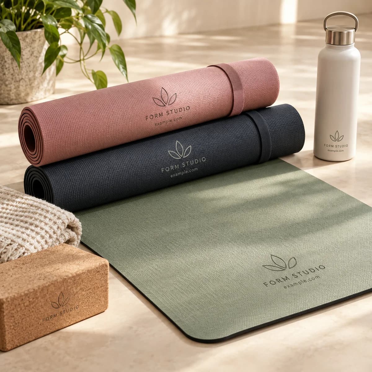 Yoga mats: Voqado product styling