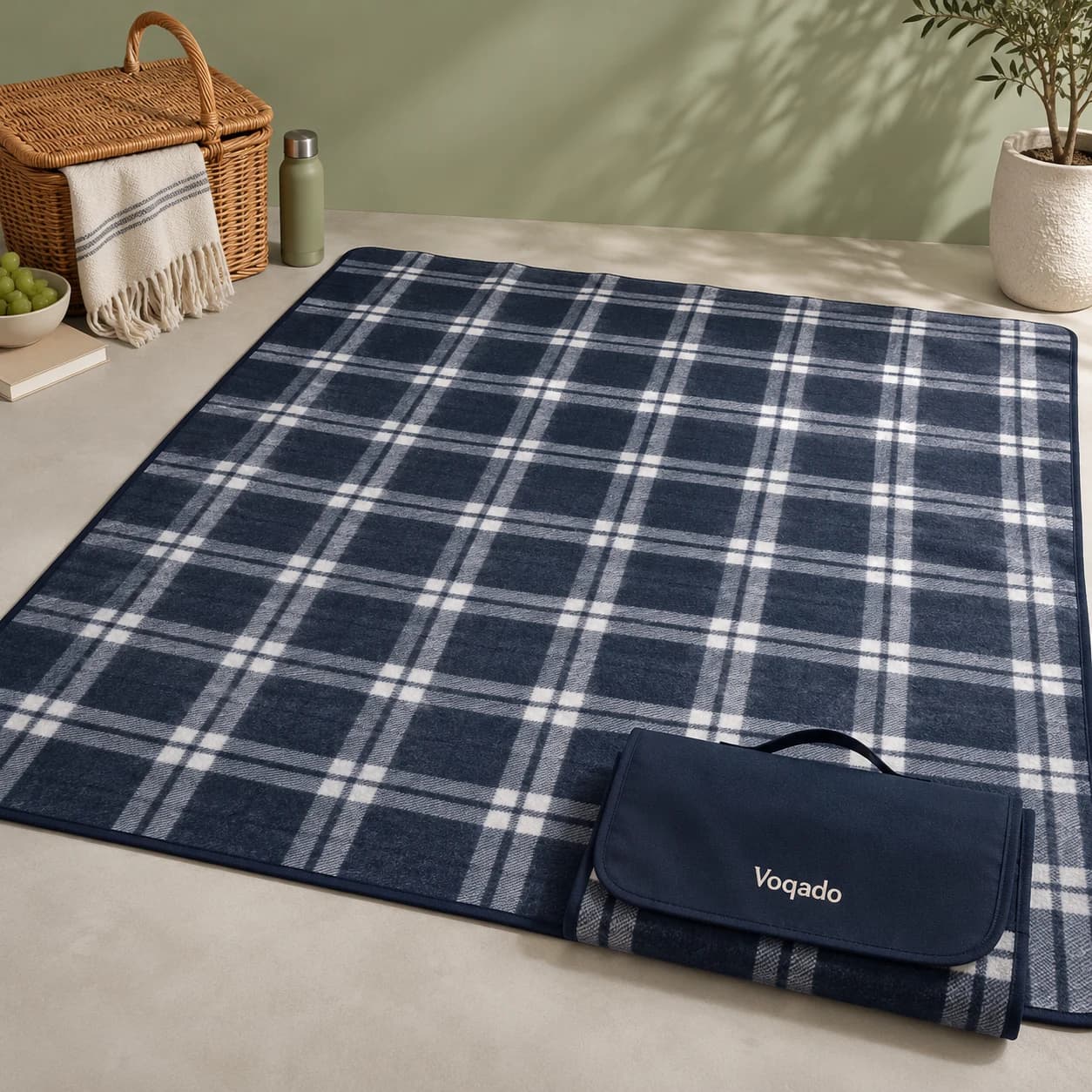 Voqado Picnic Blanket, Voqado branding concept